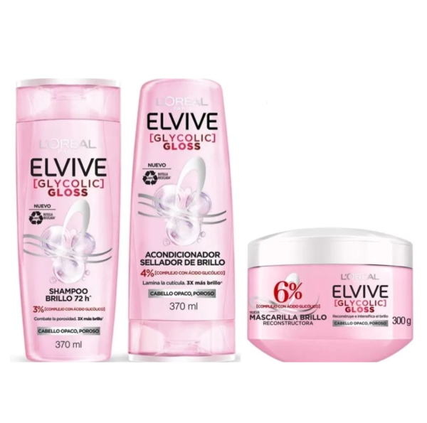 Kit Glycolic Gloss - Elvive